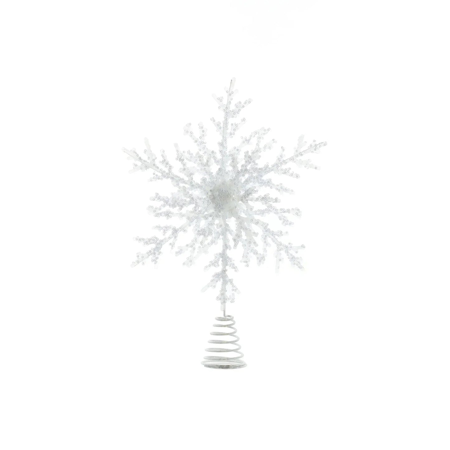 Snowflake Tree Topper - White (35cm)