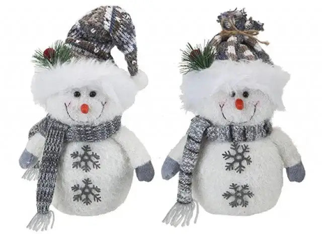 Fabric Snowman Decoration 12 Inch (Assorted)