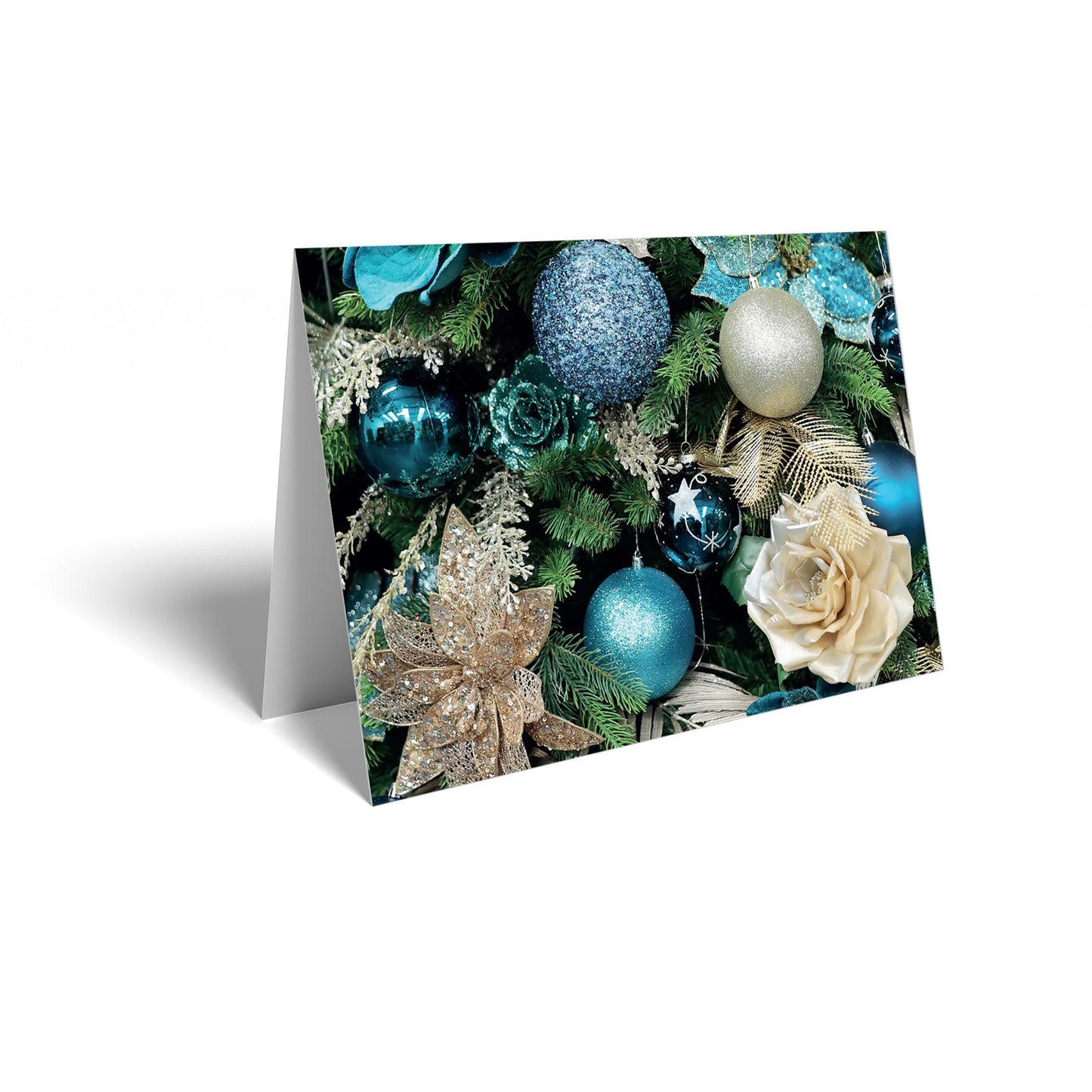 Baubles Christmas Card (25 Pack)