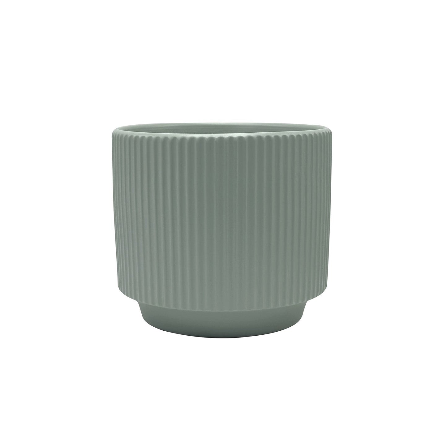 Matt Grey Hortus Tokyo Pot (16x14cm)
