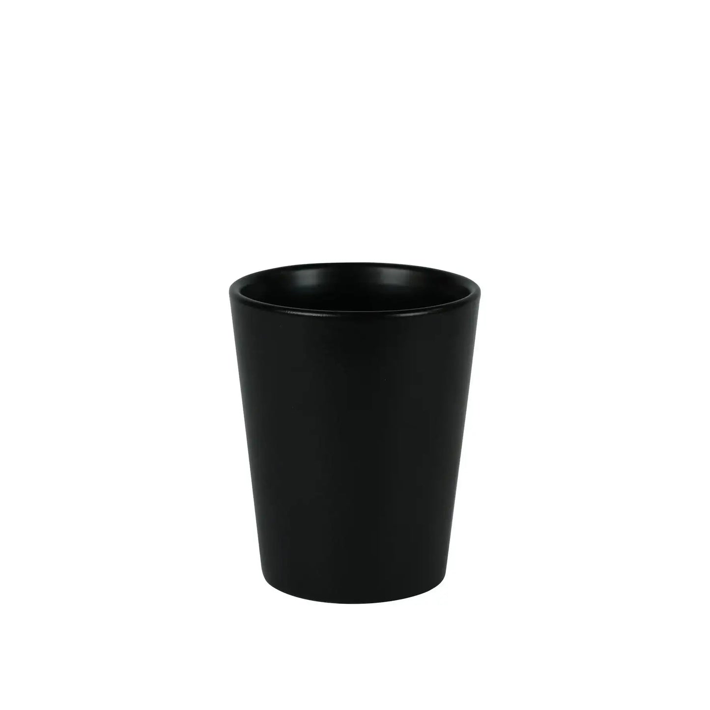 Hortus Vienna Matt Black Ceramic Pot (12cm)