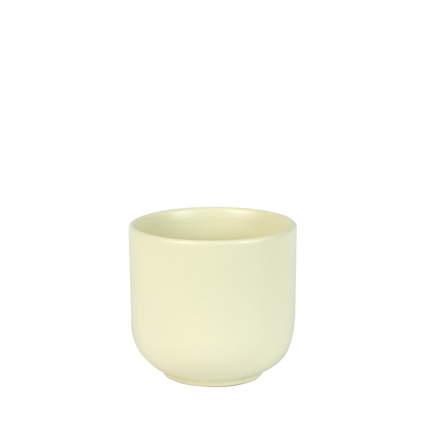 Hortus Havana Matt Cream Ceramic Pot (13cm)
