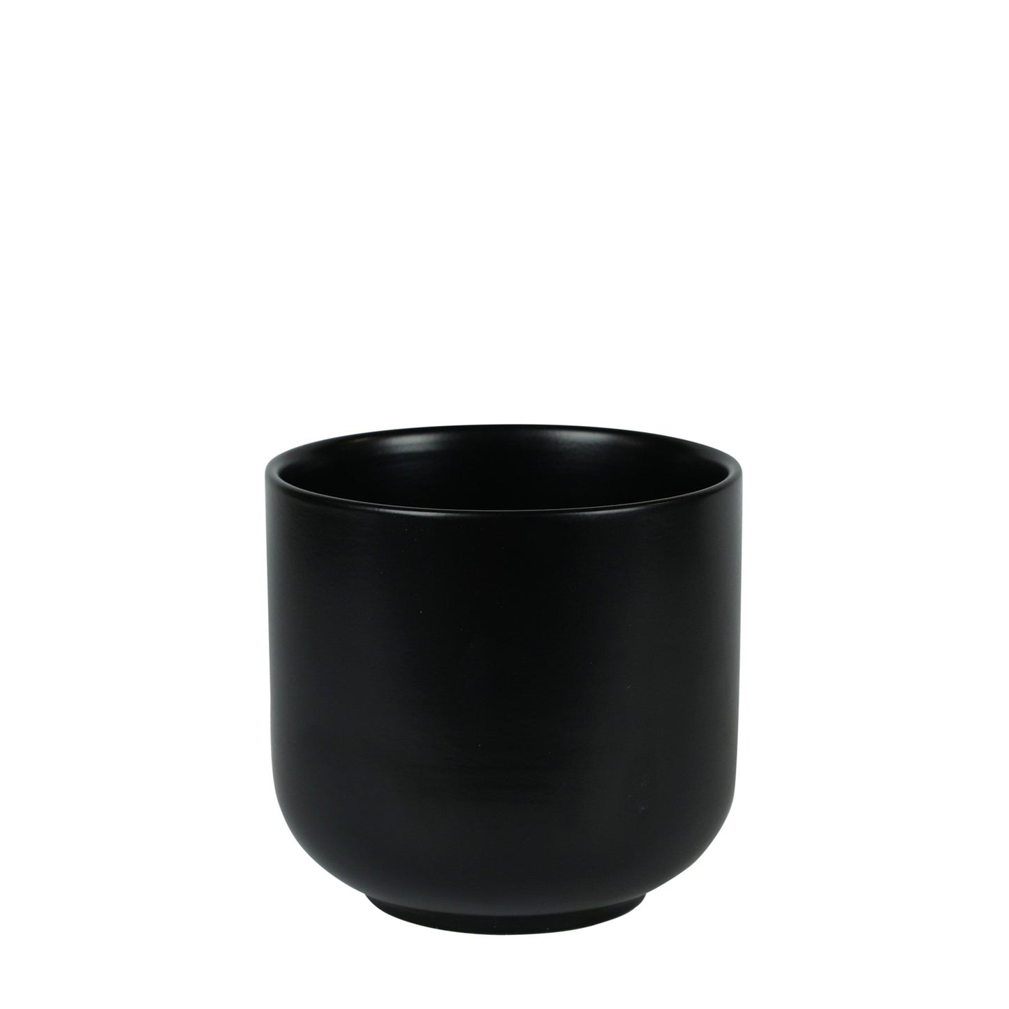 Hortus Havana Matt Black Ceramic Pot (15cm)