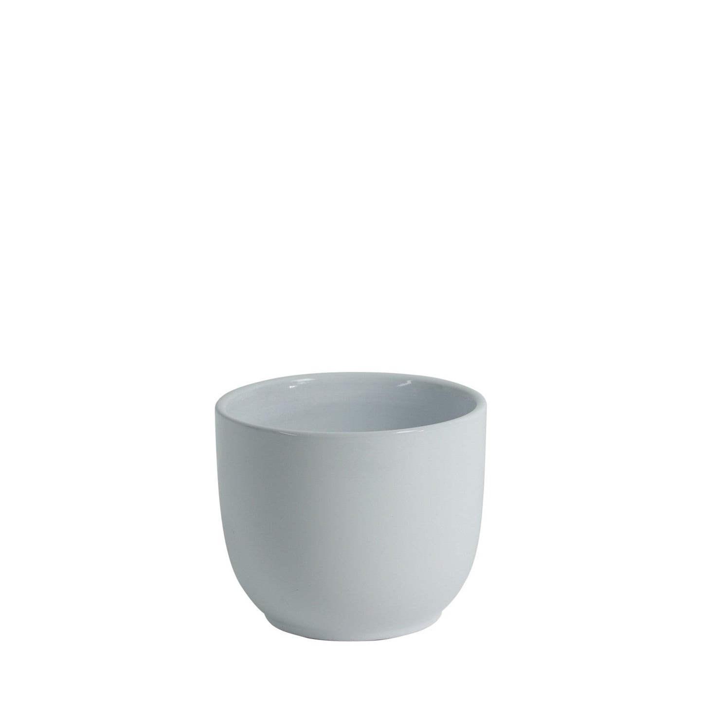 Glossy White Hortus Cairo Pot (12x10cm)