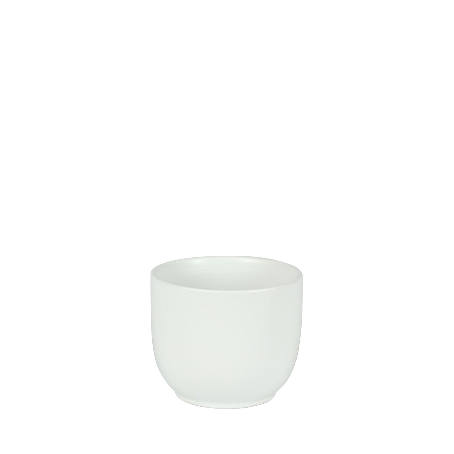 Matt White Hortus Cairo Pot (12x10cm)