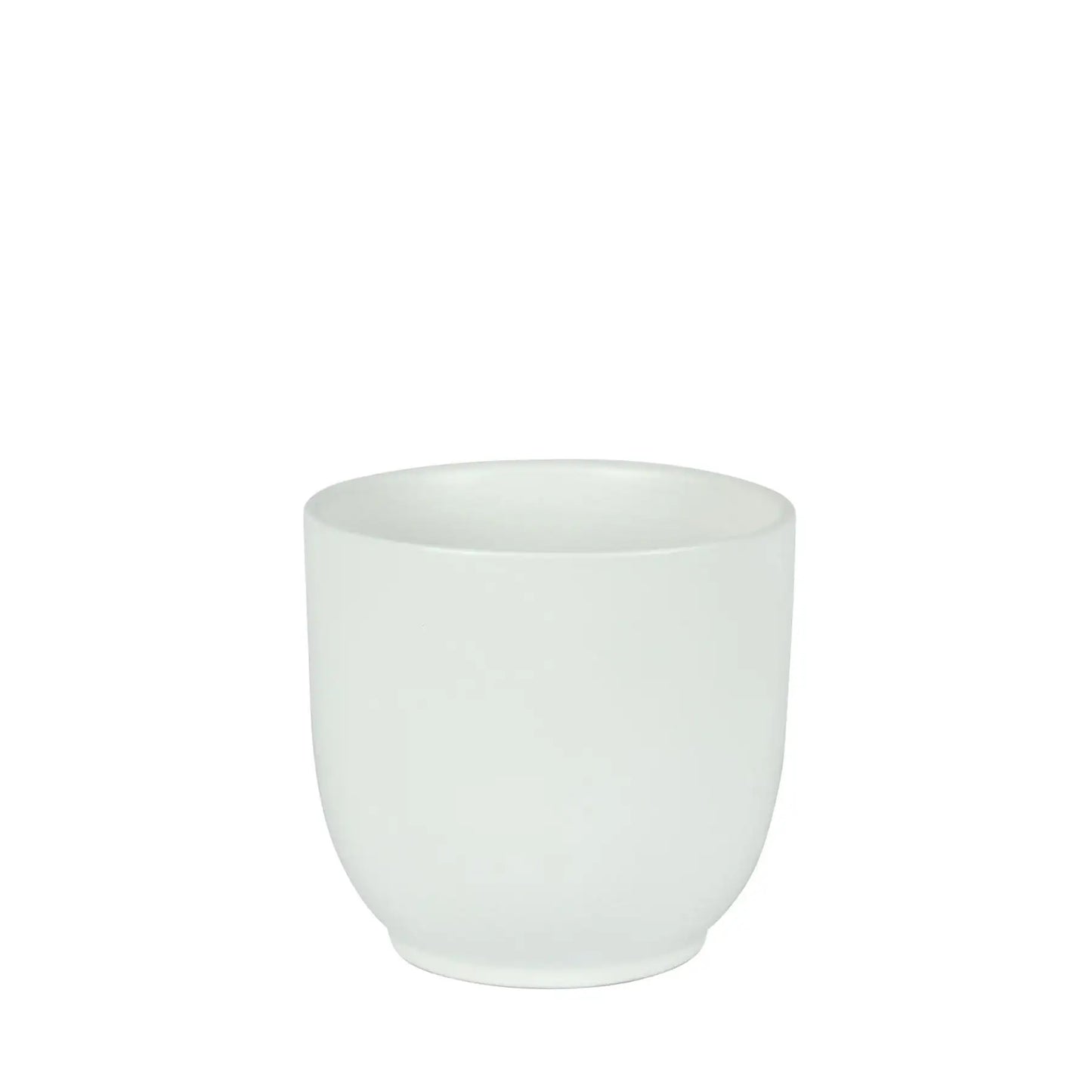 Matt White Hortus Cairo Pot (15.5x15cm)