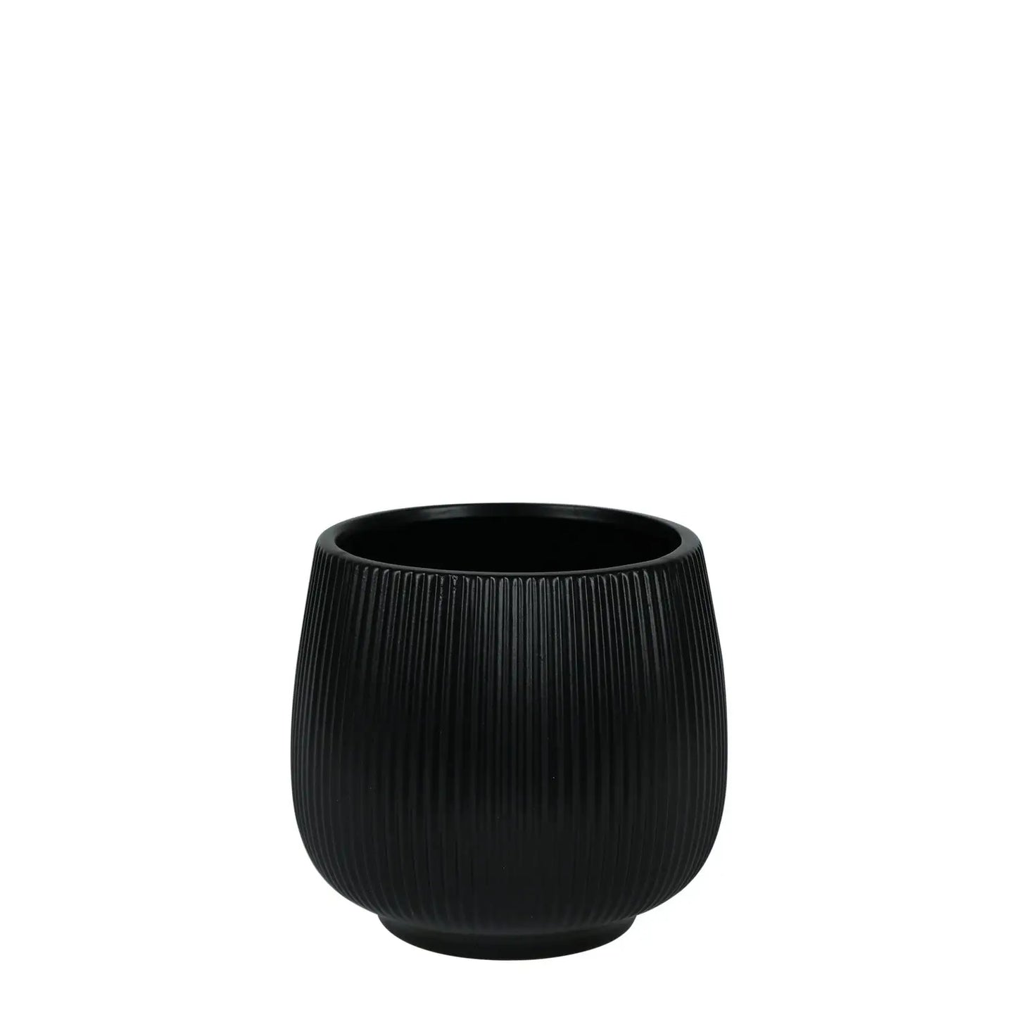 Matt Black Hortus Lisbon Pot (12.5x13cm)