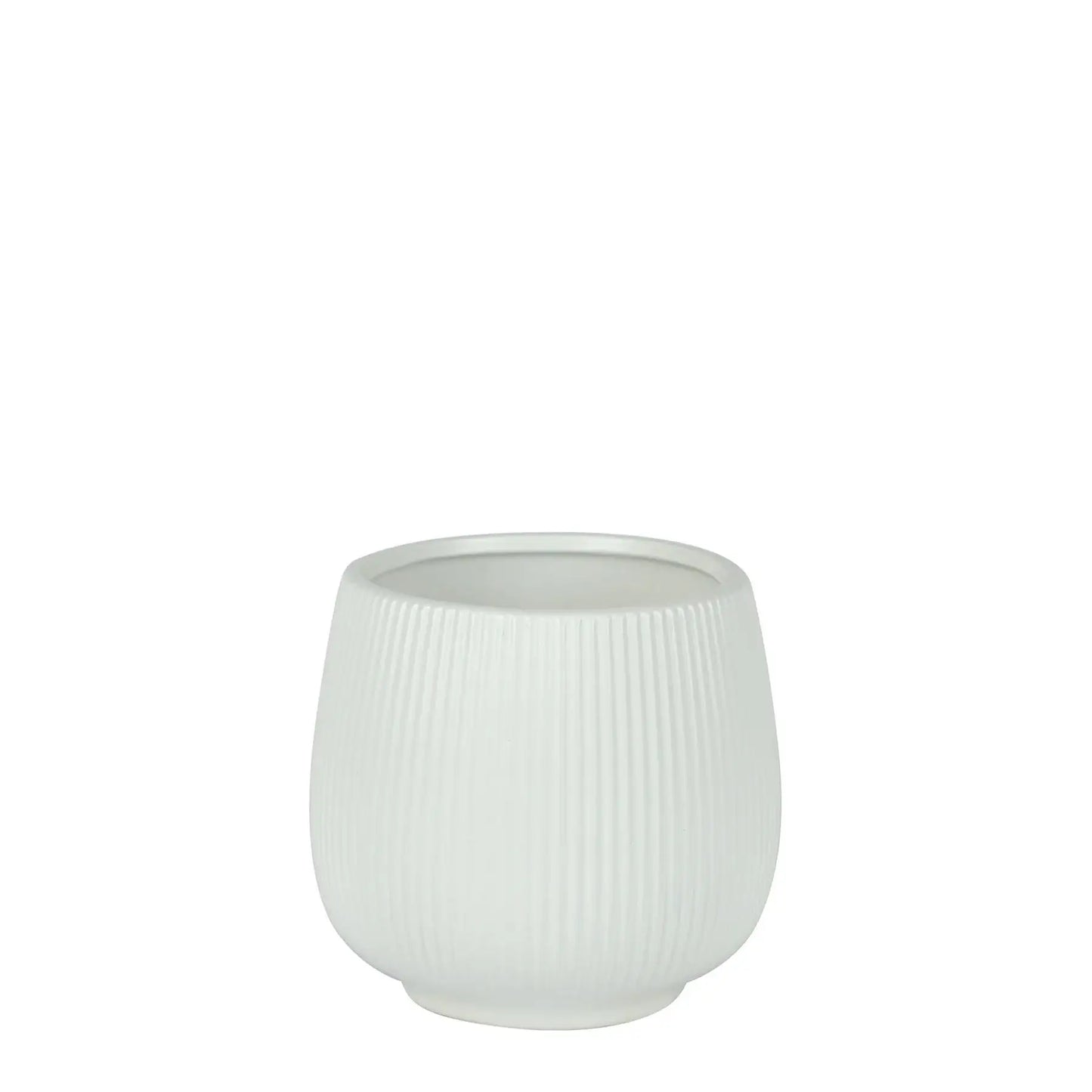 Matt White Hortus Lisbon Pot (12.5x13cm)