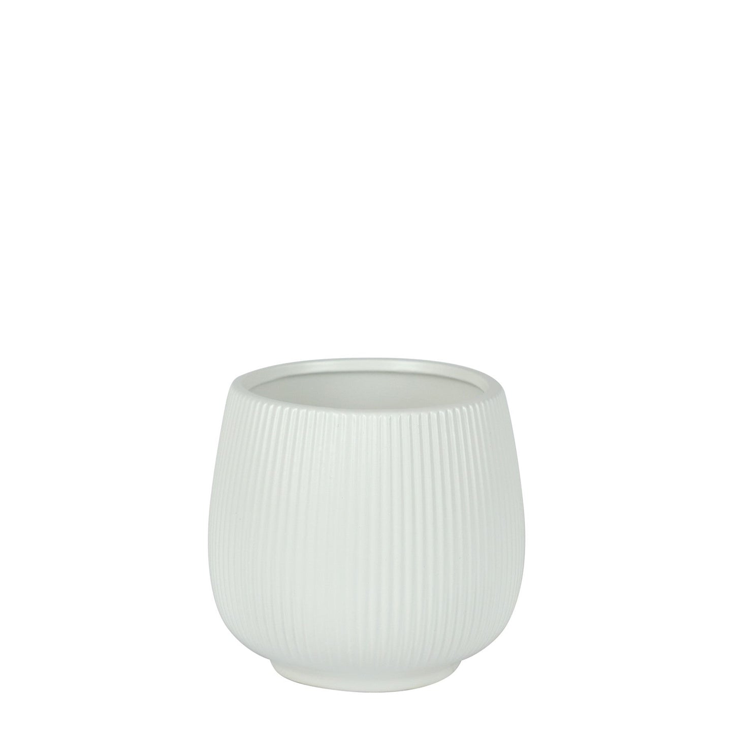 Matt White Hortus Lisbon Pot (12.5x13cm)