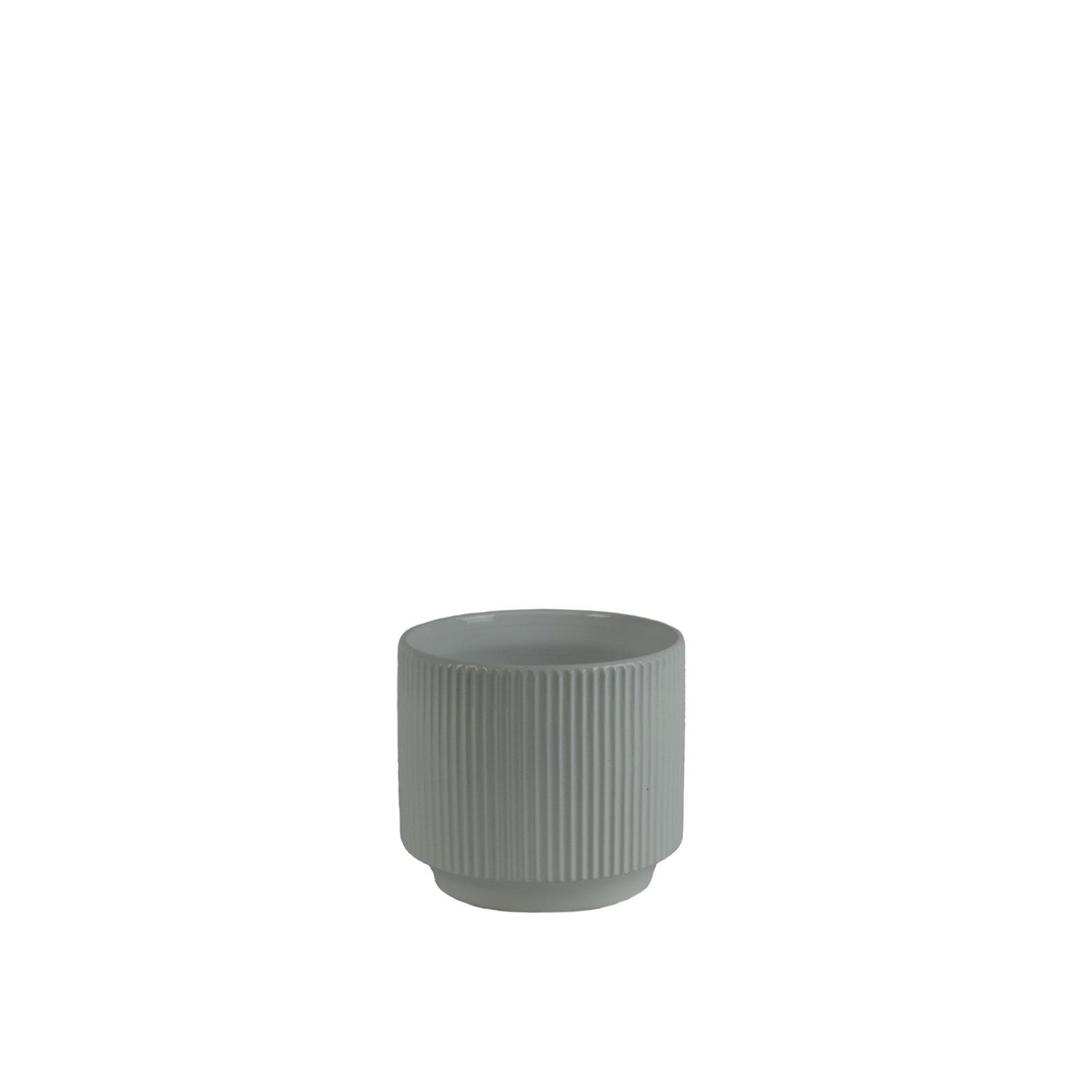 Glossy White Hortus Tokyo Pot (16x14cm)