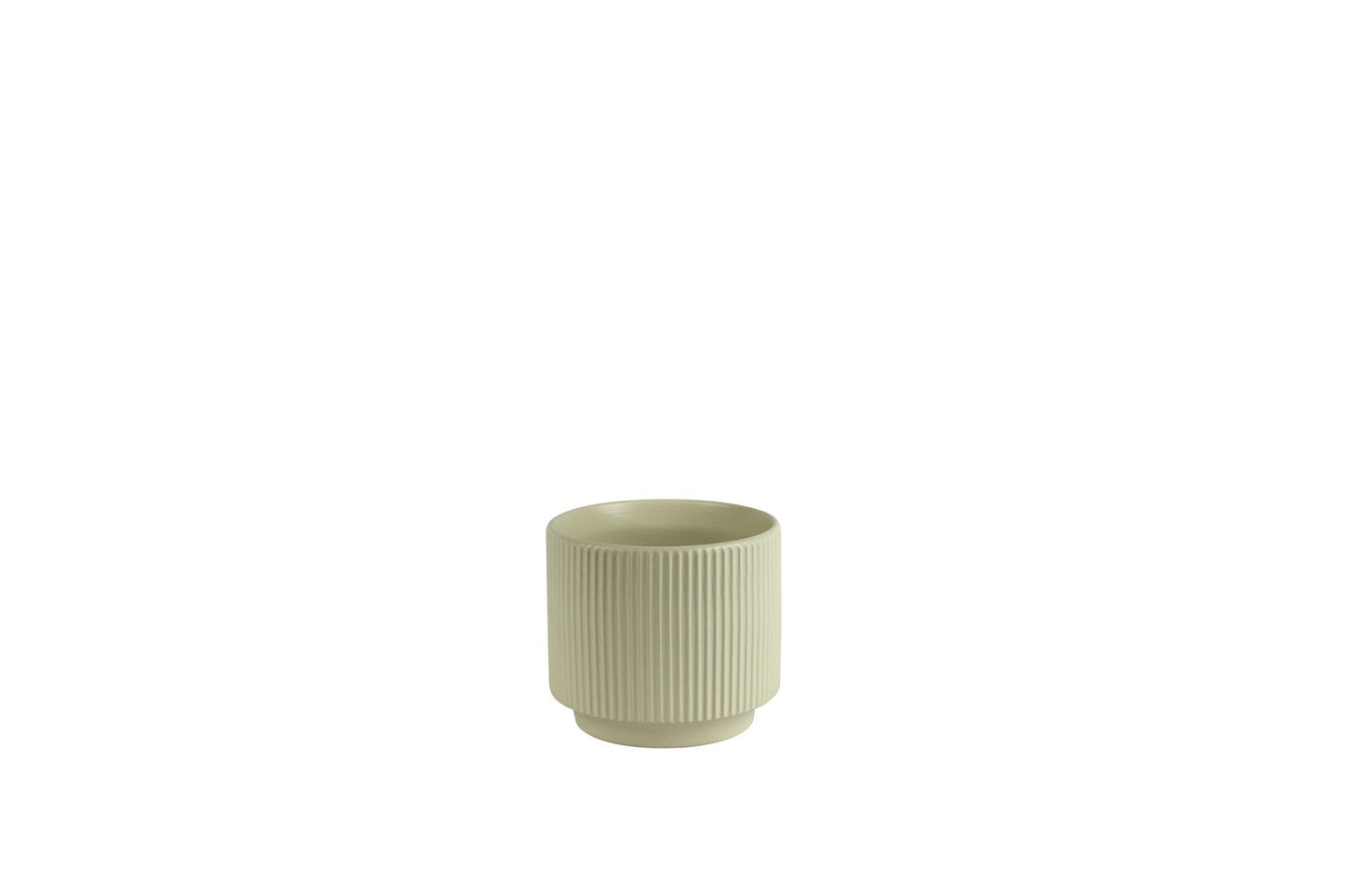 Matt Cream Hortus Tokyo Pot (16x14cm)