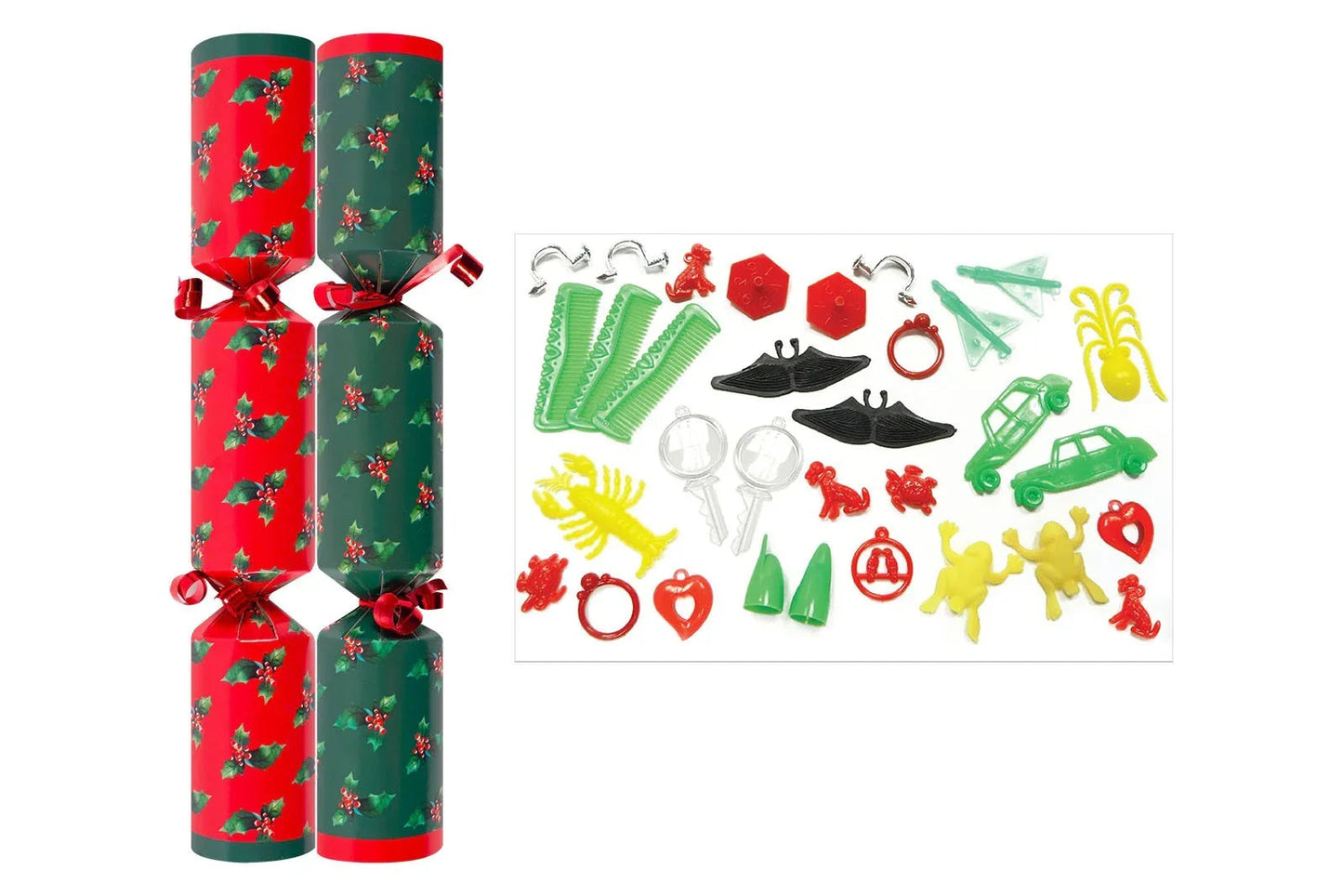 Box of 50 Holly Catering Crackers (10 Inch)