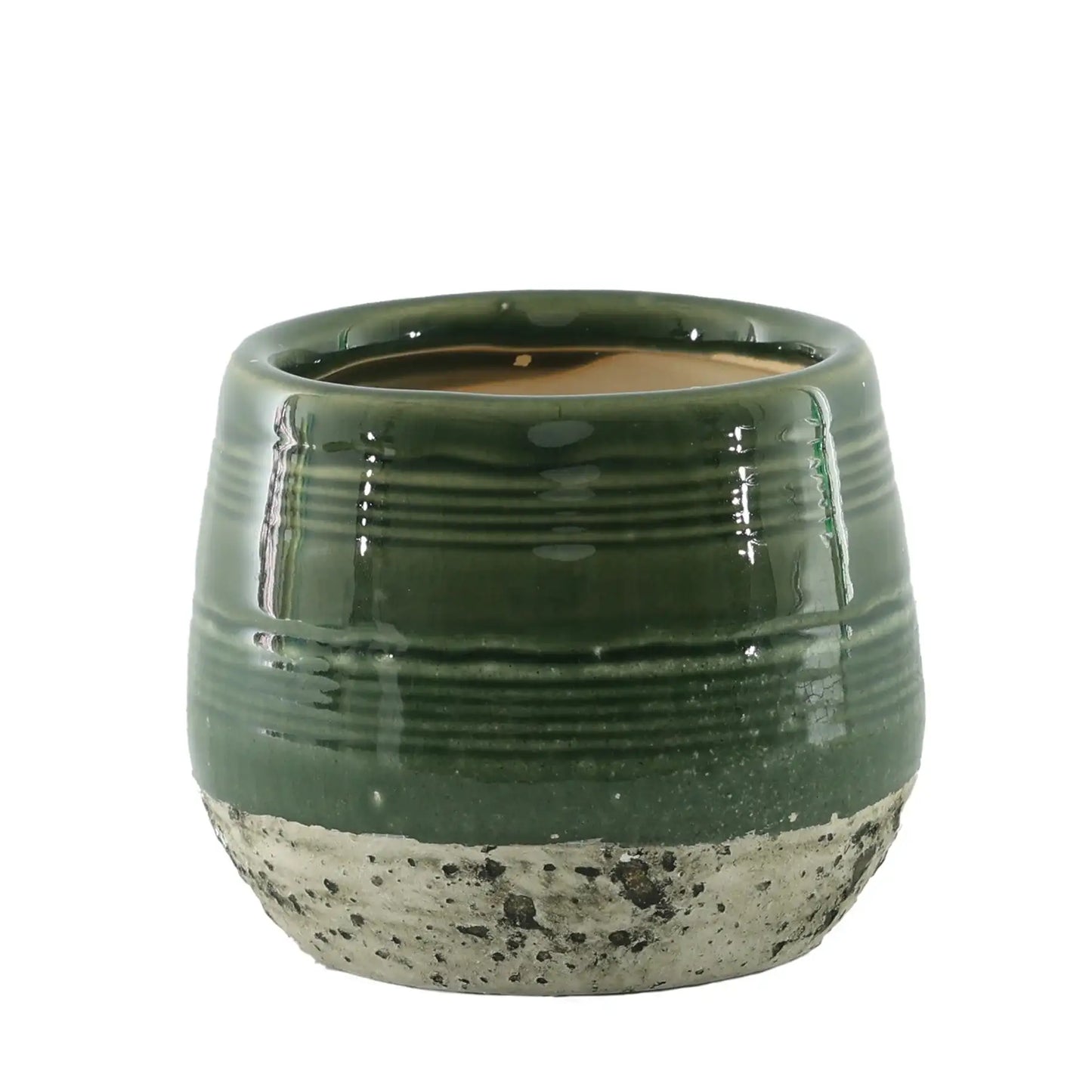 Green Hortus Sydney Reactive Glaze Pot (20.5x18.5cm)
