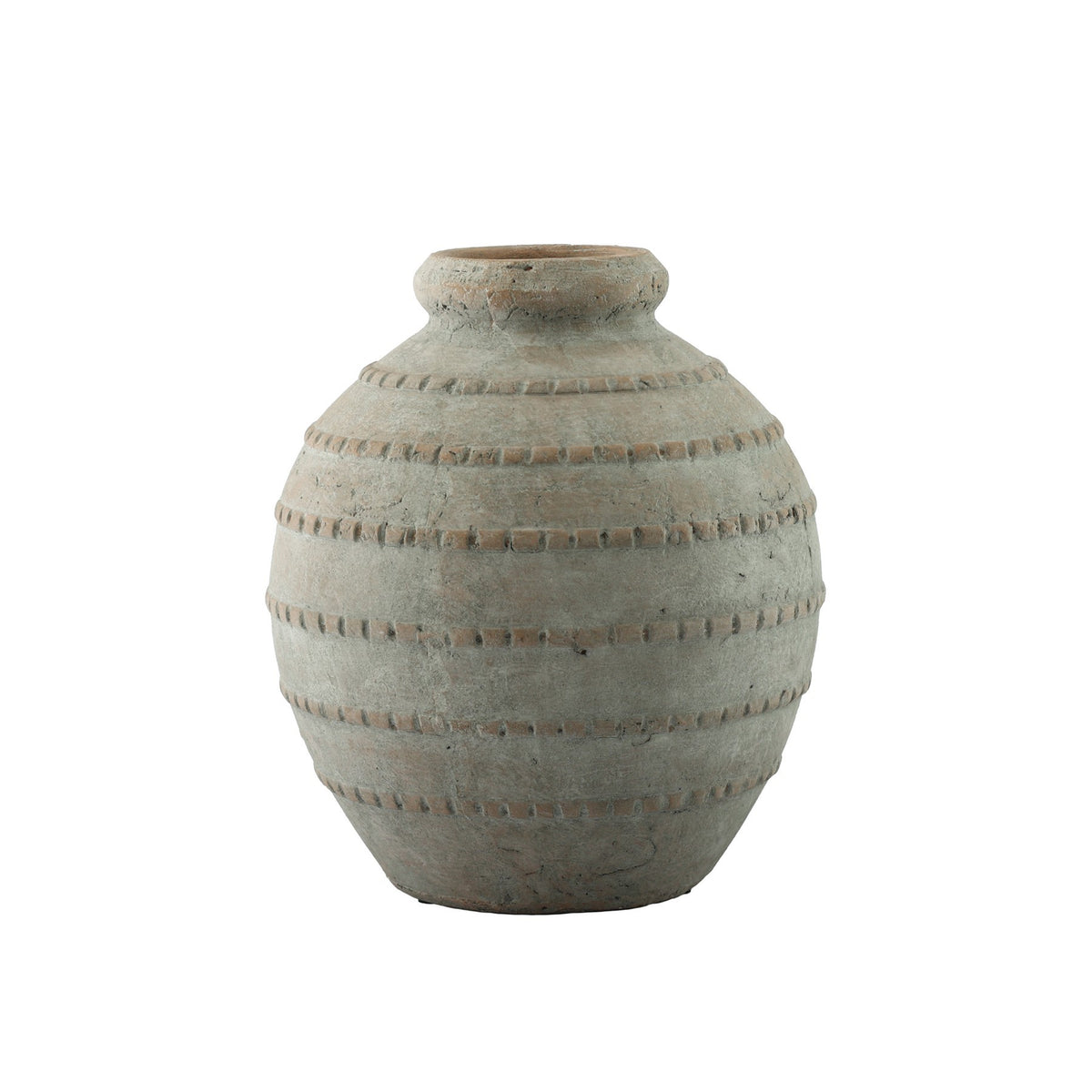 Discover the Hortus Gold Coast Washed Terracotta Squat Vase (26cm) at Bristow Direct