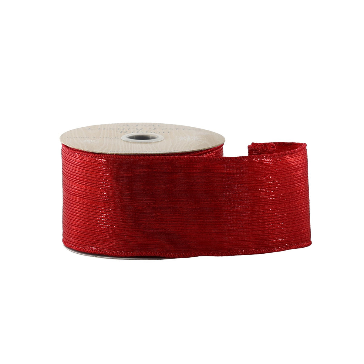 Discover the Red Wired Edge Ribbon (63mm) at Bristow Direct