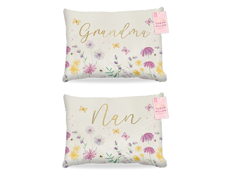 Assorted Mothers Day Embroidered Pillow