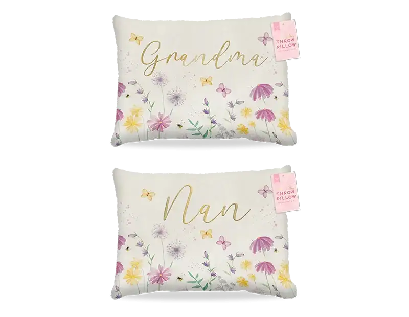 Assorted Mothers Day Embroidered Pillow