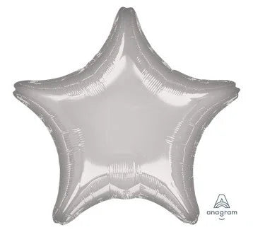 Silver Foil Star Balloon (18 Inch)