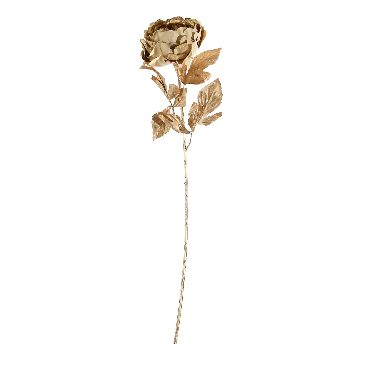 Gold Metallic Peony (74cm)