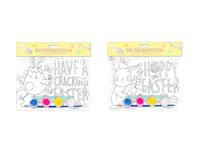 Easter Paint Your Own Card Sign