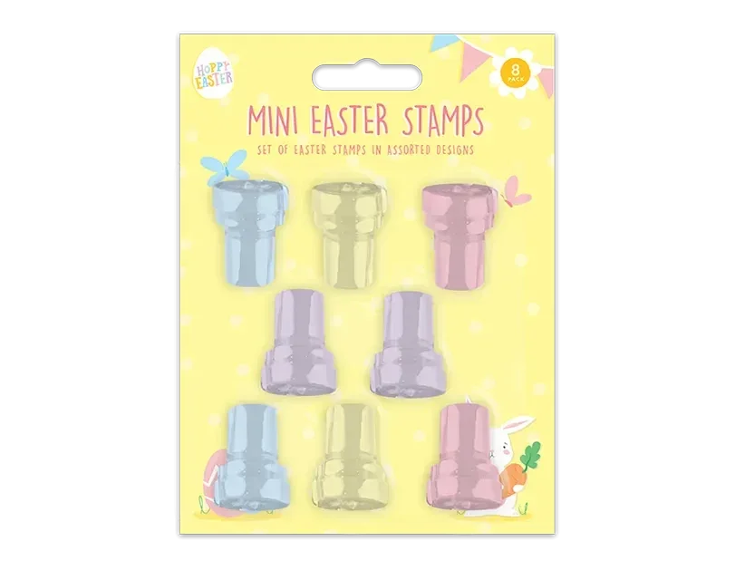 Pack of 8 Mini Easter Stamps