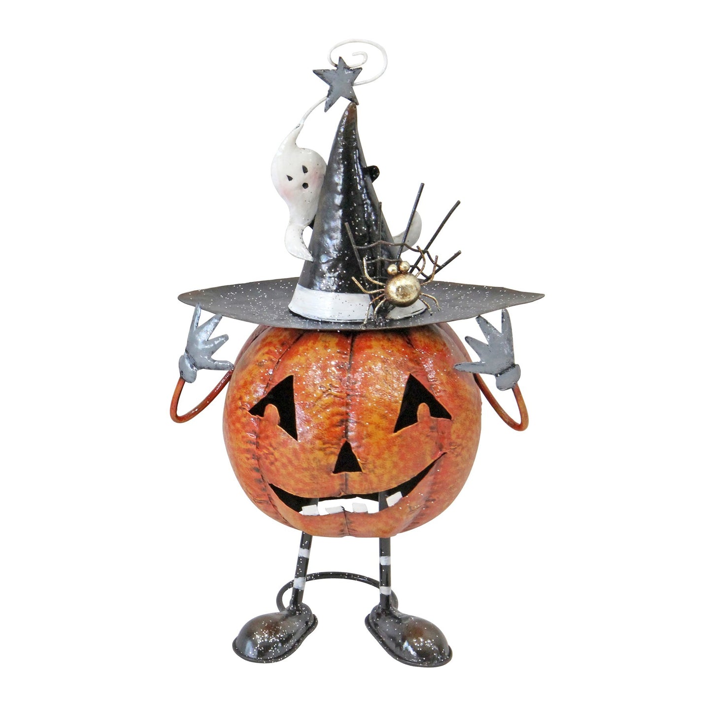 Halloween Metal Pumpkin (44cm)