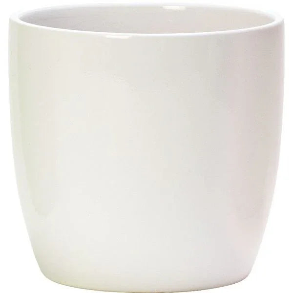 Swan White Ceramic Oxford Plant Pot (Pack of 4)