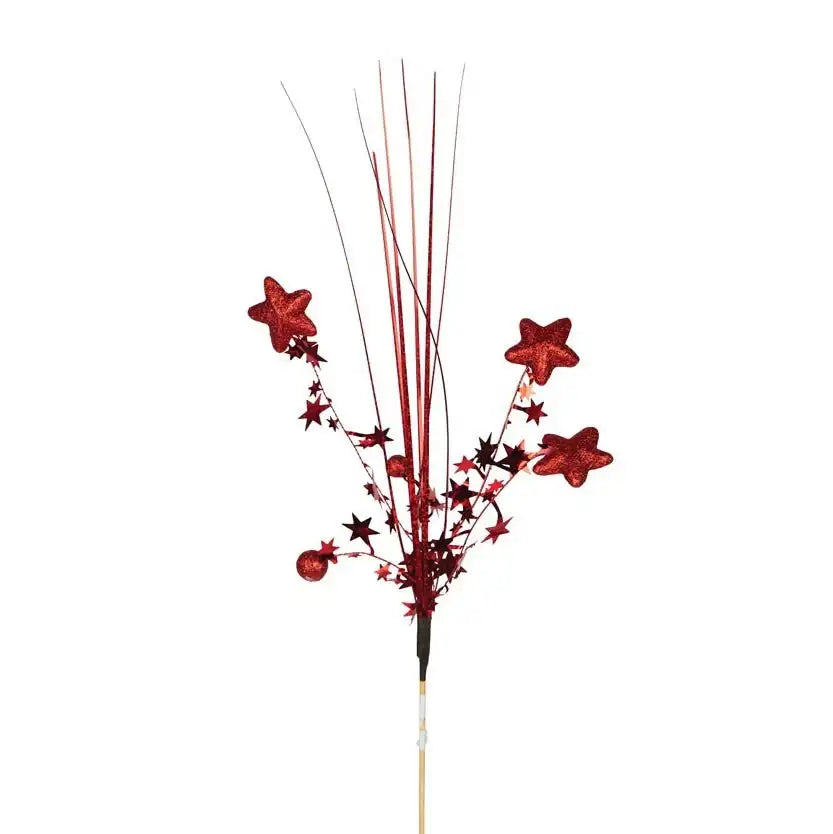 Red Christmas Spray Pick