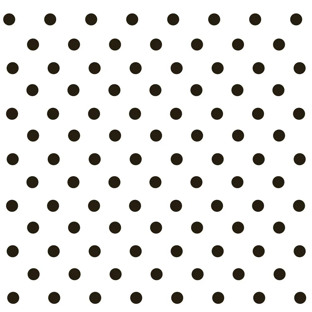 Black Polka Dot Clear Cello (60mx80cm)
