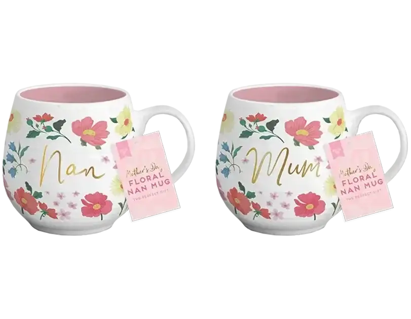 Mothers Day Floral Ceramic Mug (Assorted)