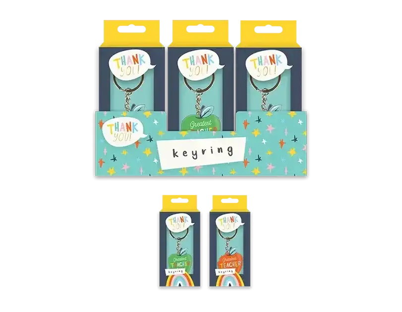Assorted Teacher Keyring