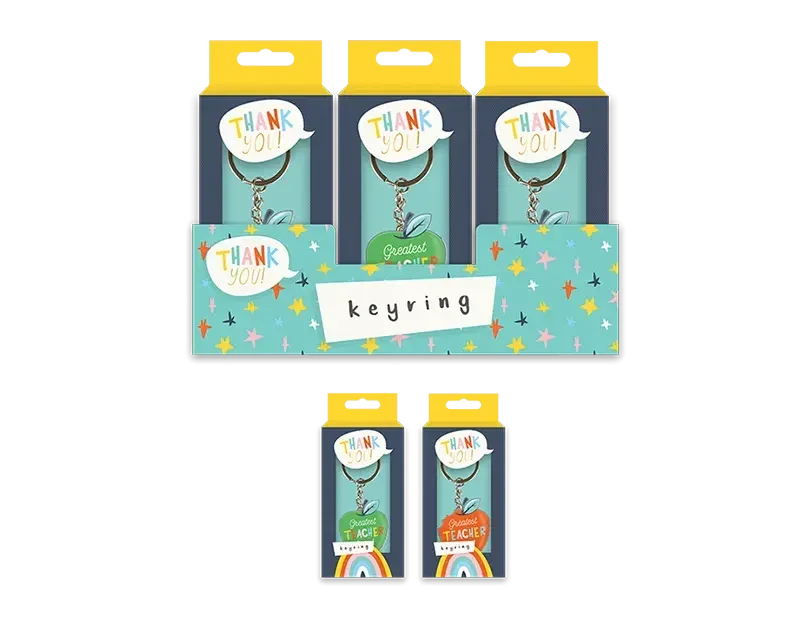 Assorted Teacher Keyring