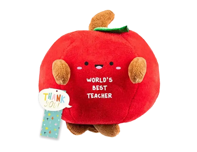 Best Teacher Plush Apple