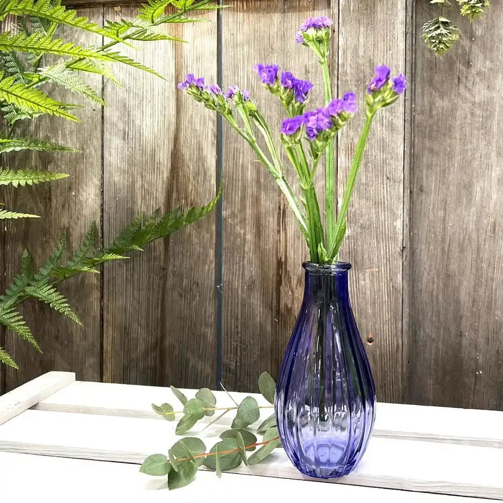 Lilac Vintage Fluted Bud Vase (14cm)
