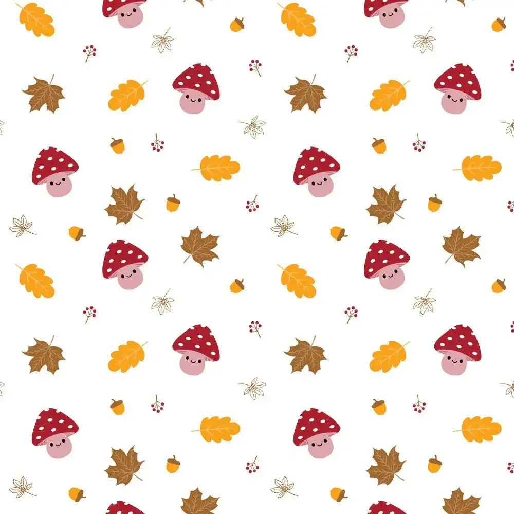 Happy Autumn Mushroom Clear Cello (100m)