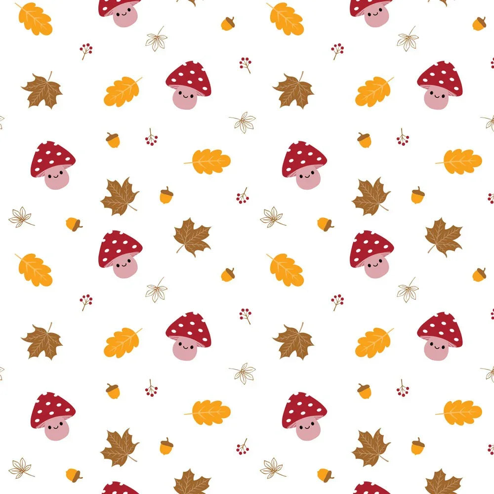 Happy Autumn Mushroom Clear Cello (100m)