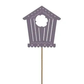 Lilac Birdhouse Bloomy (Pack of 10)
