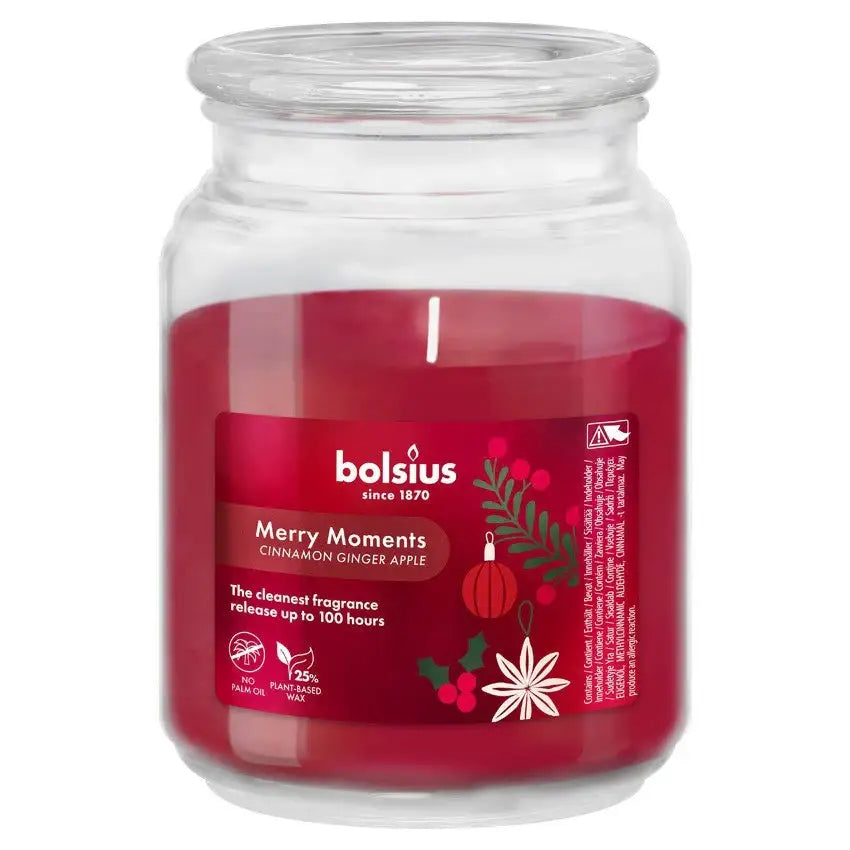 Bolsius True Glow Merry Moments Fragrance Candle (135 x 100mm)