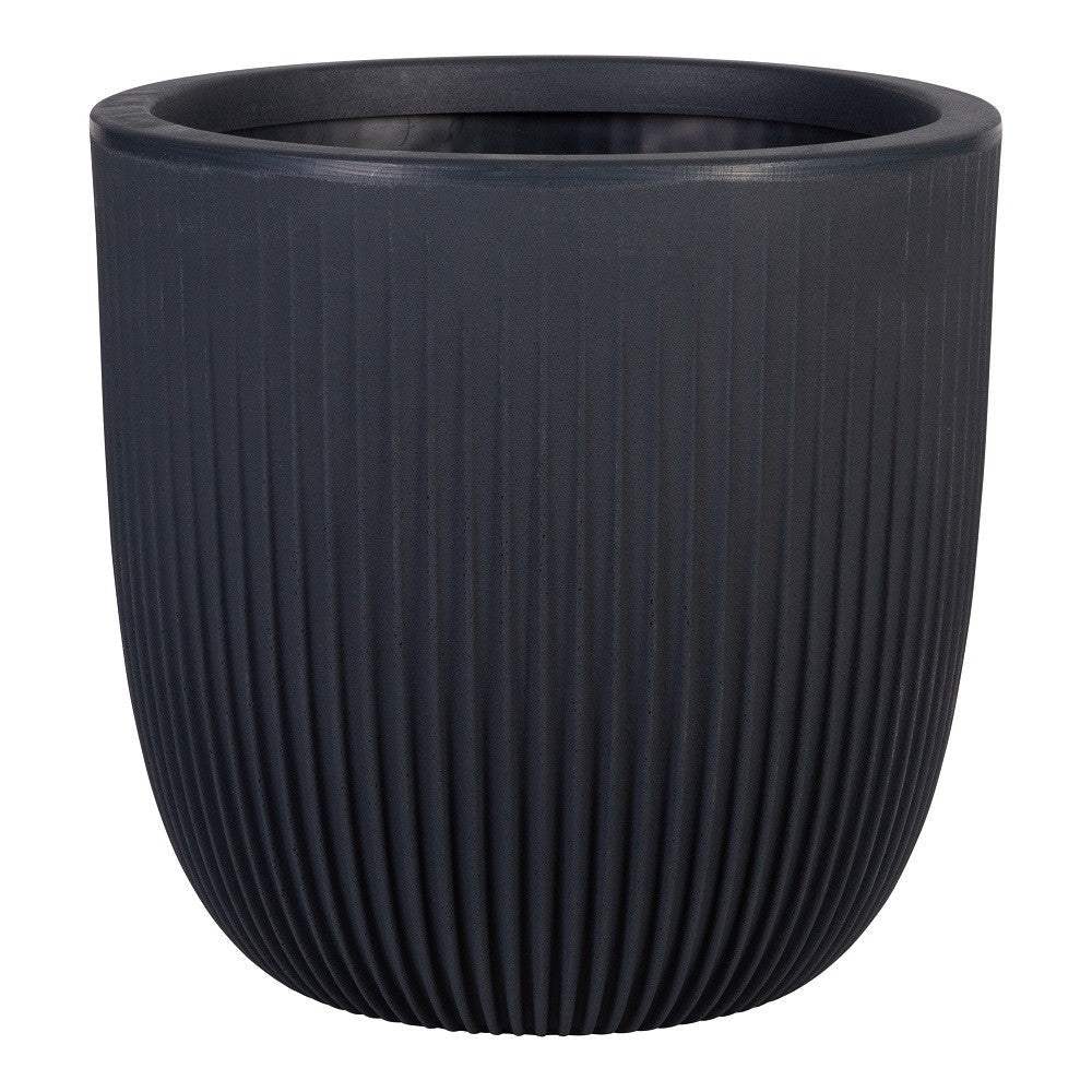 Graphite Round Pacific Planter (34.5cm)