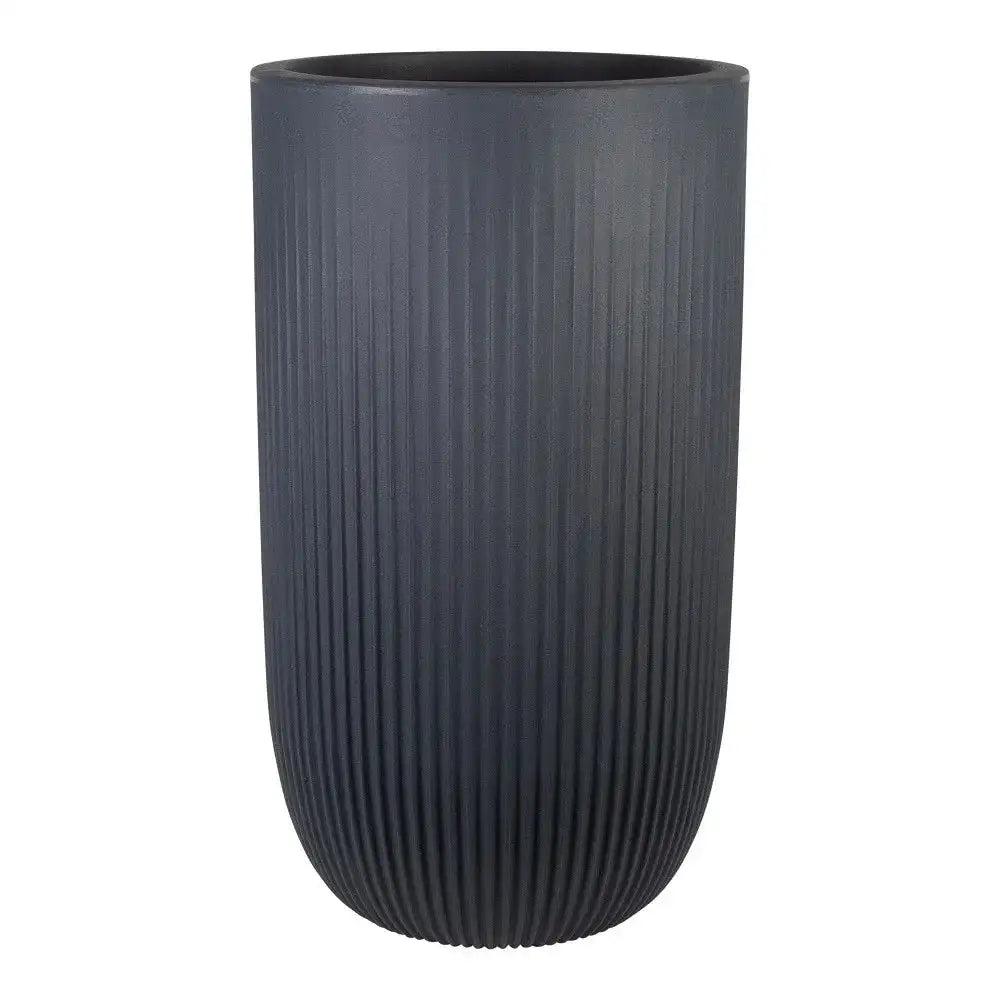 Graphite Tall Round Planter (62cm)