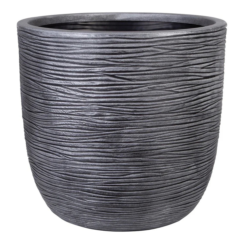 Pewter Round Amalfi Planter (40cm)