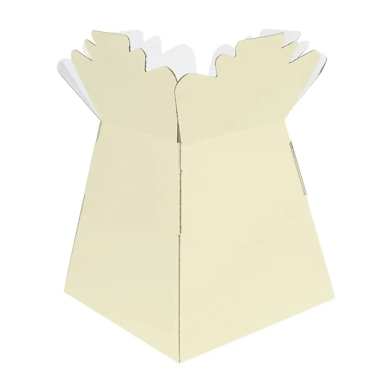 Pearlised Cream Living Vase (Pack of 30)