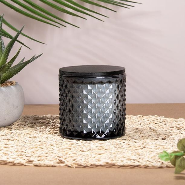 Oud & Bergamot Scented Soy Candle (200g)