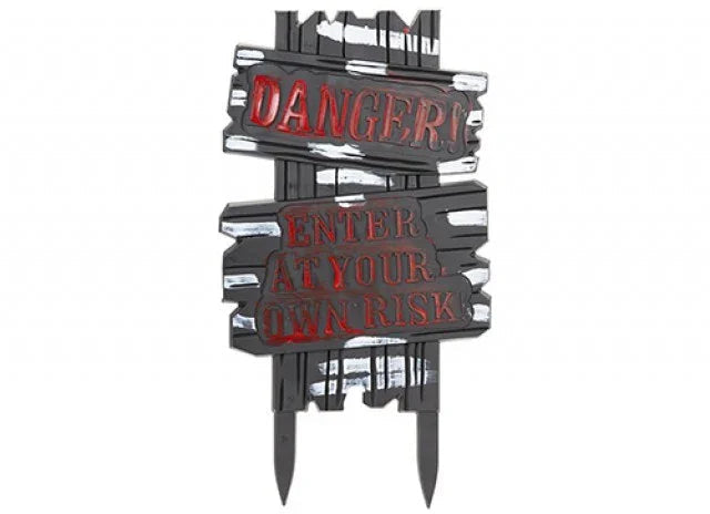 Halloween Danger Sign