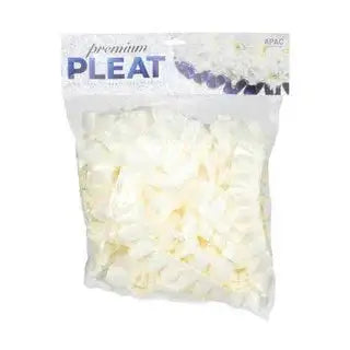 Premium Ivory Pleat Ribbon (50mm x 30m)