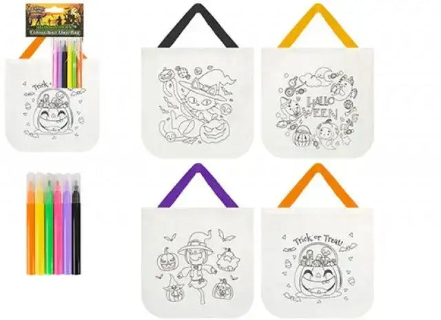 Halloween DIY Colour Me in Bag (Assorted Designs)