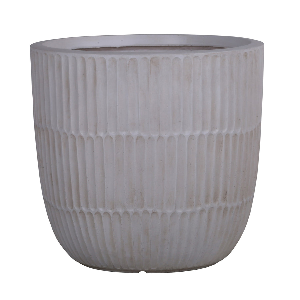 Discover the 4 Hortus Outdoor Cement Look Light Grey Planters at Bristow Direct