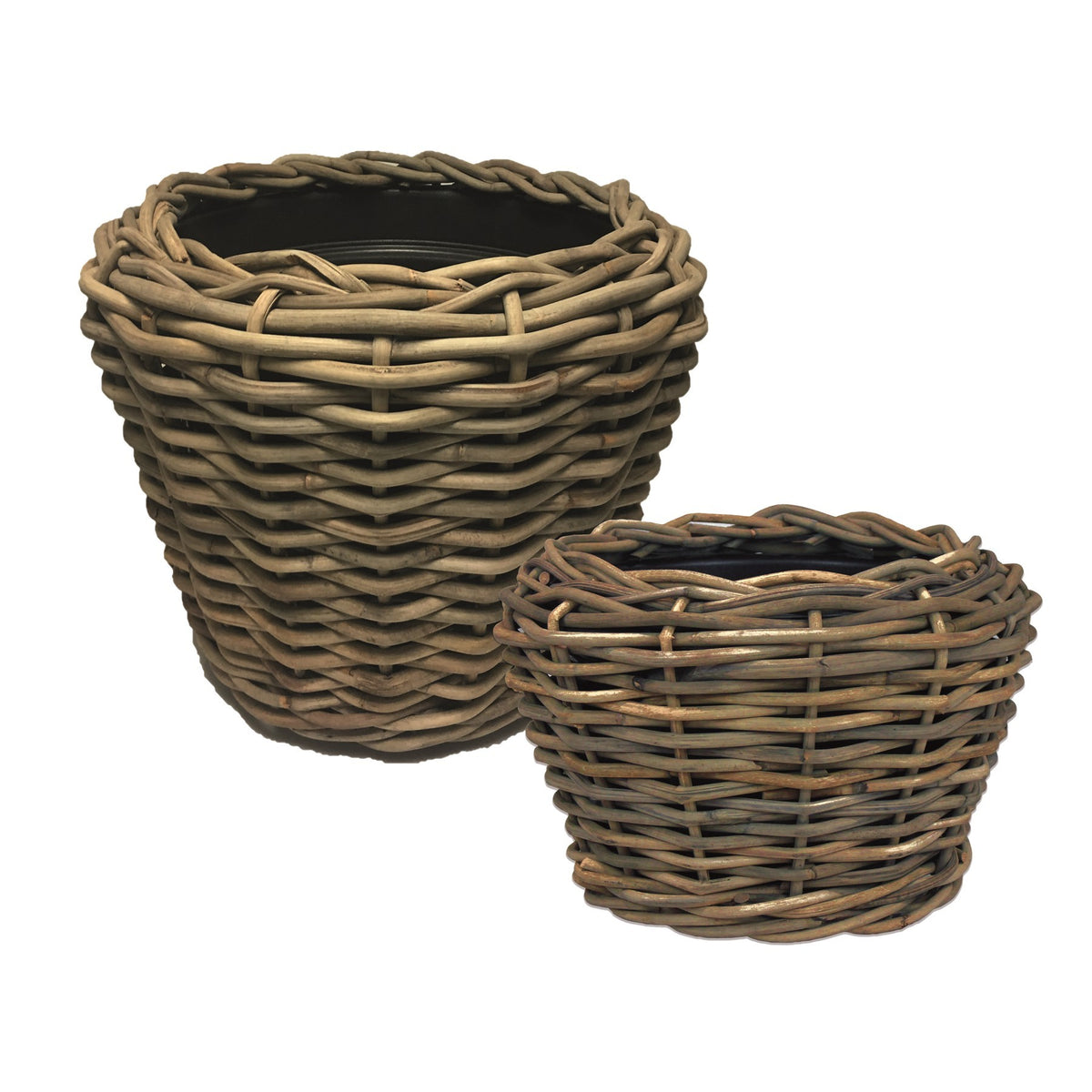 Discover the Grey Drypot Baskets (2) at Bristow Direct