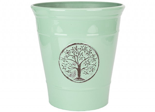 Discover the Pale Green Deluxe Plastic Planter (40cm) at Bristow Direct