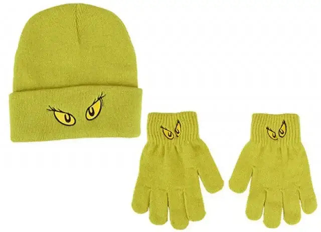 Green GrInch Hat and Gloves (Kids)
